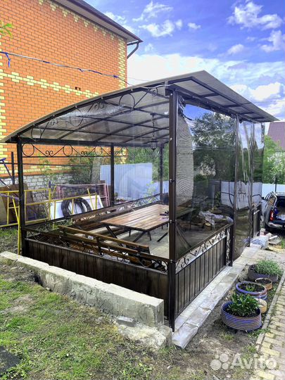 Гибкие окна в загородном доме