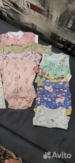 Детские вещи пакетом рост 56-68