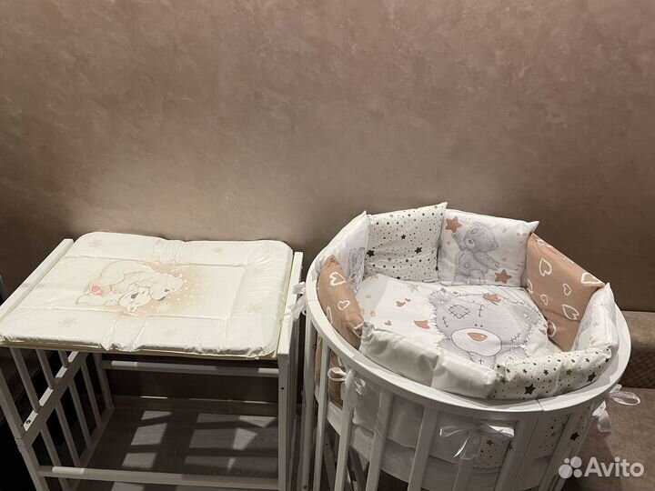 Кроватка детская круглая