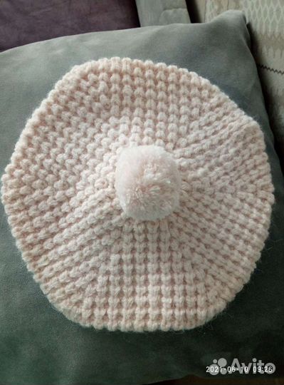 Зимняя шапка для мамы и малыша