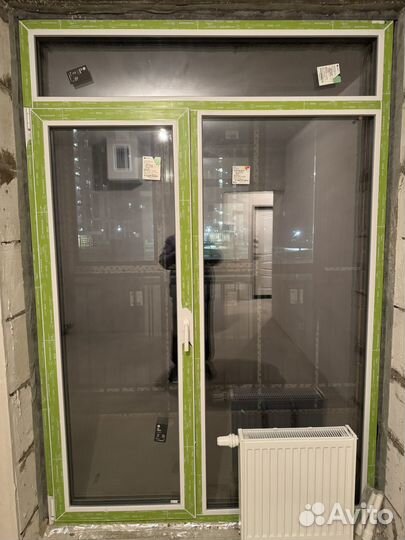 Балконный блок окно пвх 2400*1650(вхш)