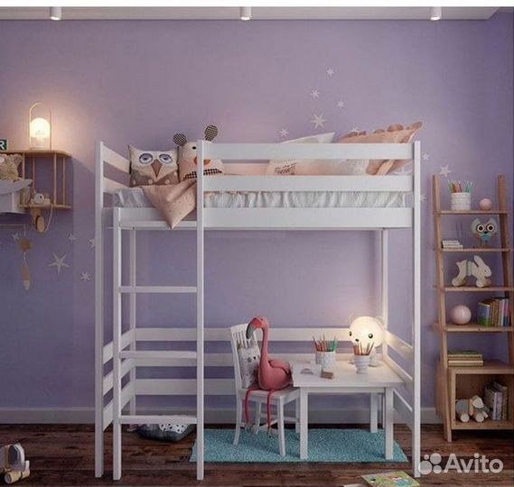 Детская кровать чердак