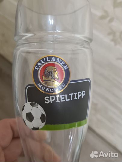 Пивной бокал Paulaner sahm чм2006