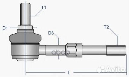 Стойка стабилизатор задний BMW/Moog/ bmls3743 Moog