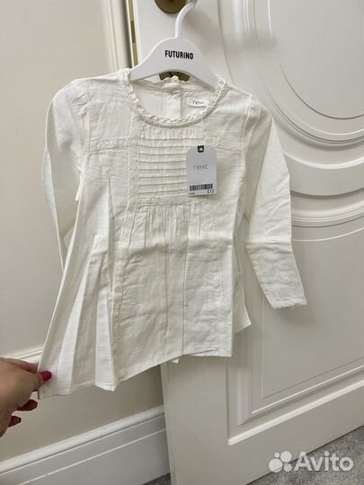 Рубашка для девочки H&M 110см