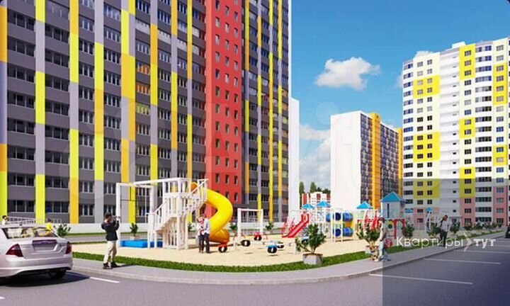 Квартира-студия, 37,5 м², 1/18 эт.