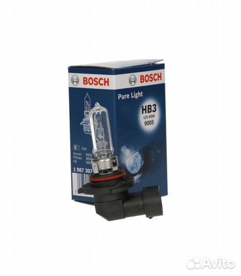 Автолампа HB3 12v 60w Bosch ECO