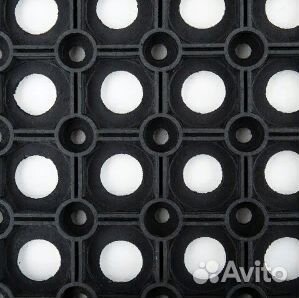 Коврик входной резиновый грязесборный ячеистый