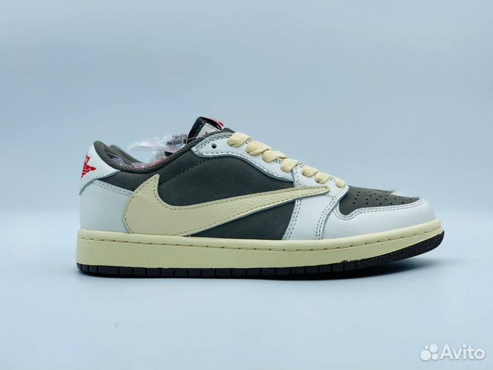 Кроссовки nike air jordan 1 travis scott mocha