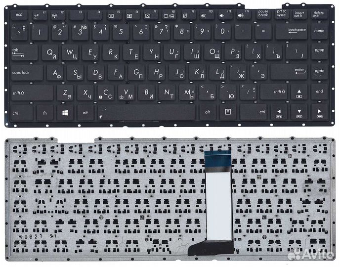 Клавиатура Asus X451 X451CA черная