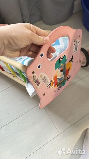 Кроватка для куклы,детская игрушка