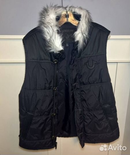 Жилетка true religion с мехом