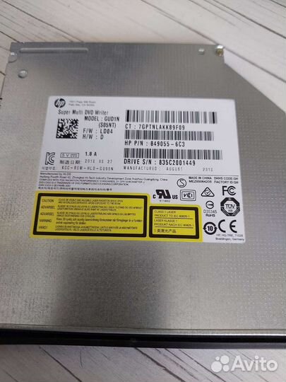 Привод dvd-rw для ноутбука внутренний