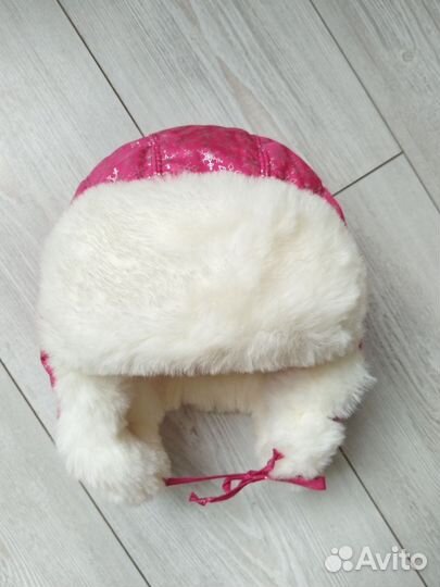 Шапка ушанка зимняя детская