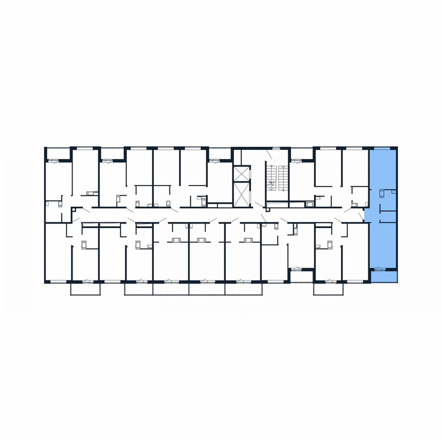 1-к. квартира, 42,5 м², 8/12 эт.