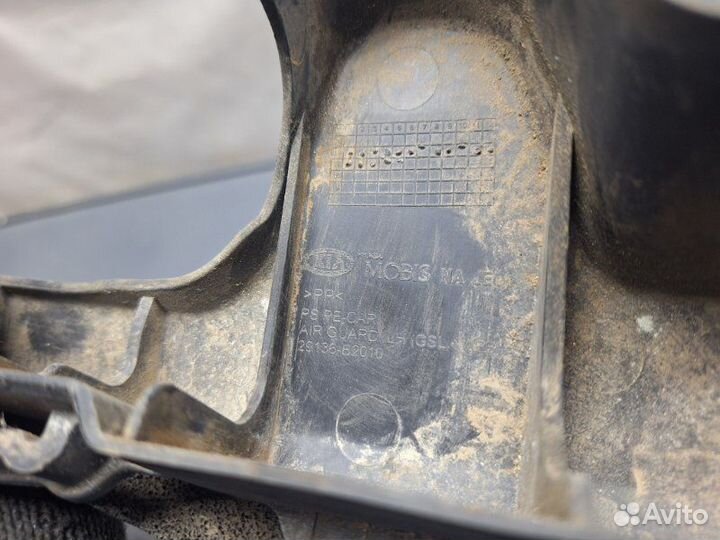 Дефлектор радиатора передний левый Kia Soul PS