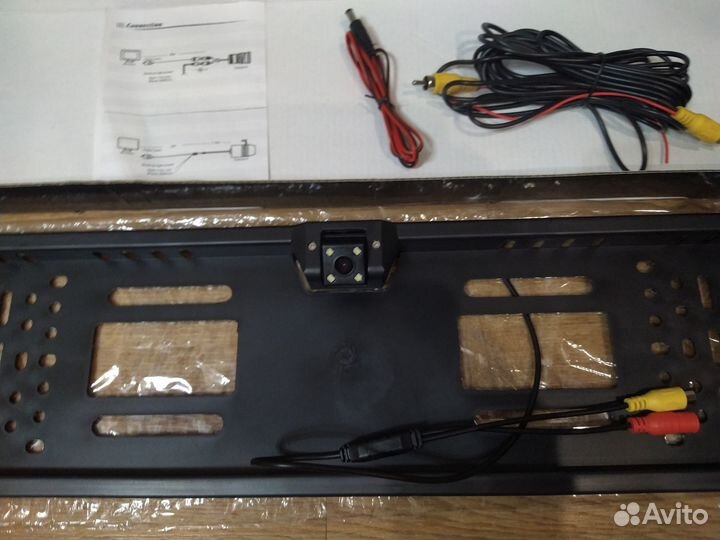 Камера заднего вида в рамке номера. Новая