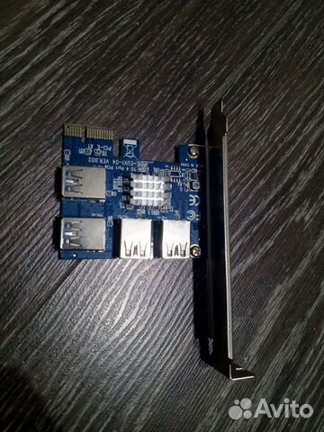 Переходник на PCI-E 4 слота PCI-Express USB 3.0 купить в Иркутске ...