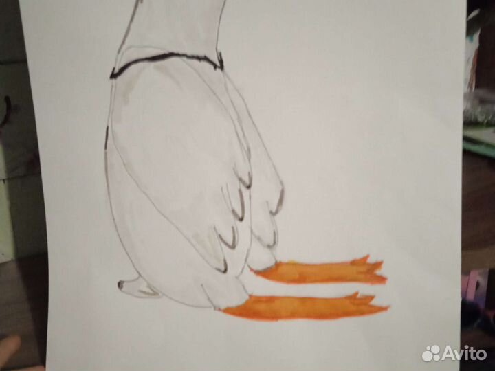 Рисунок популярного гуся