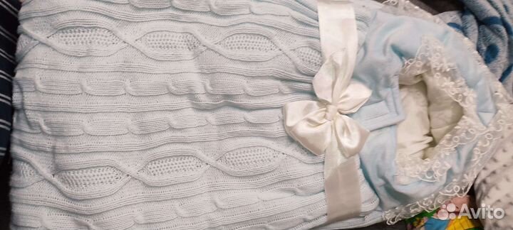 Конверт на выписку для мальчика весна осень