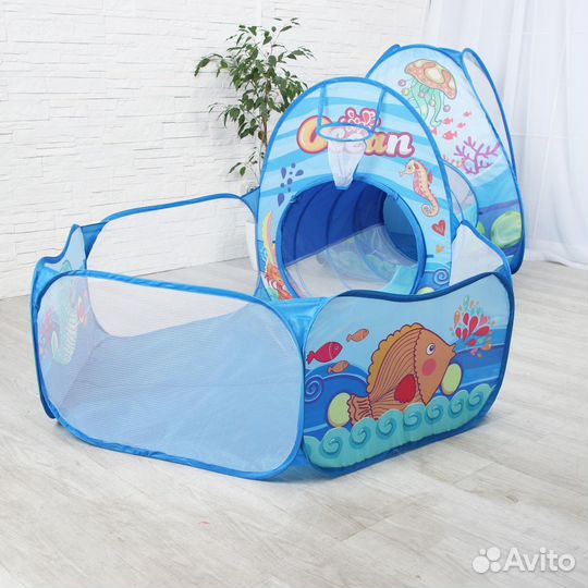 Детская палатка с тунелем