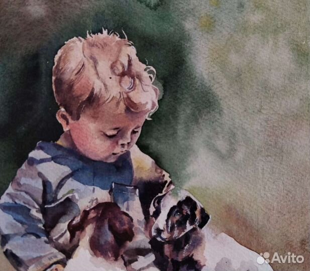 Акварельные картины 