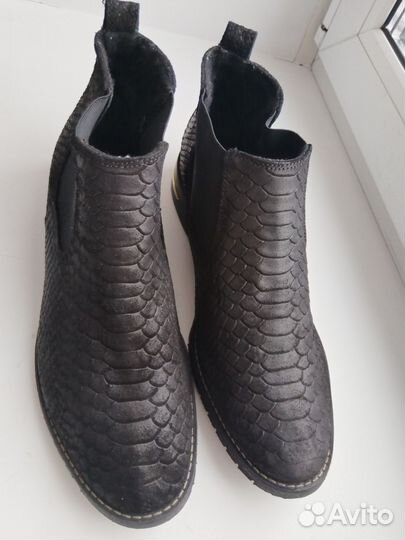 Ботинки челси кожа 40-40.5 размер