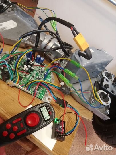 Плата гироскутера прошитая под радиоуправление,газ