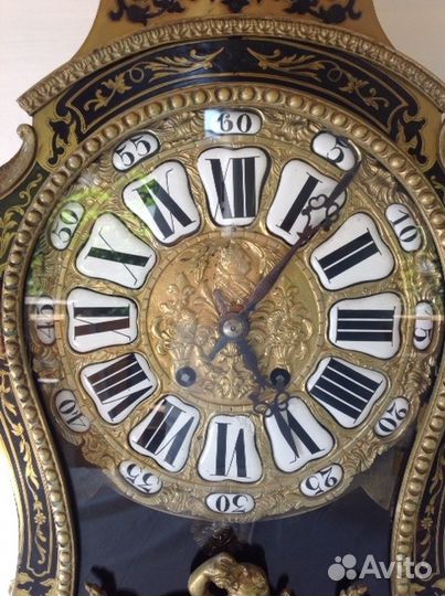 Часы каминные. J. verhagen. 19 в. Стиль Буль