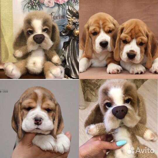 Собачки вязаные Шурик и Витя