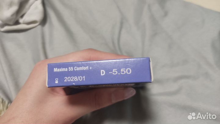 Мягкие контактные линзы Maxima 55 Comfort+