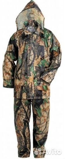 Костюм Norfin Rain Camo Green влаговетрозащитный