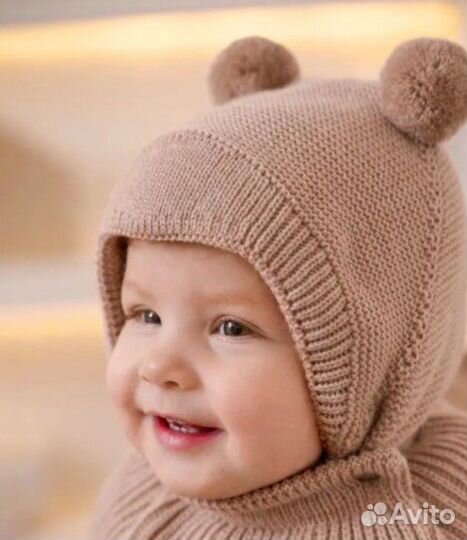 Шапка шлем демисезонная 44 46