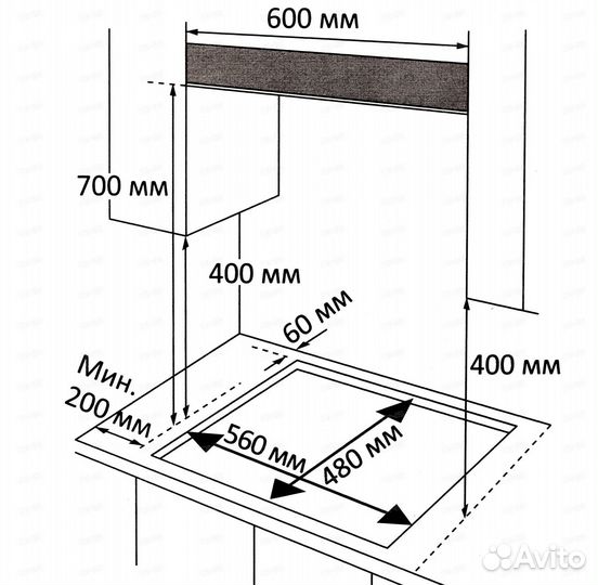 Варочная поверхность стекло Турбо