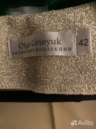 Платье вечернее золотое