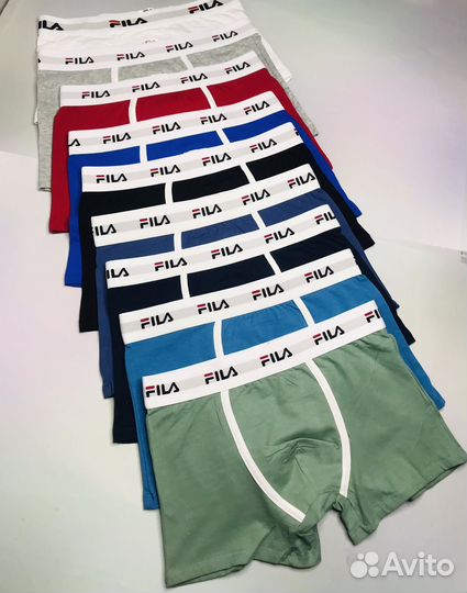 Трусы мужские боксеры Fila хлопок