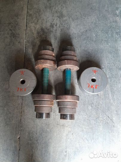 Гантели разборные