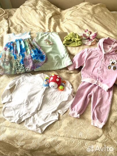 Вещи пакетом для девочки 68
