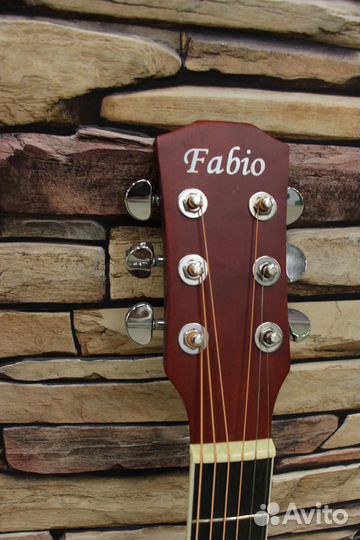 Огненная акустическая гитара fabio