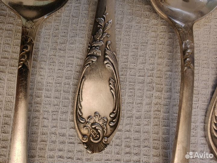 Столовый набор мельхиор СССР ложки