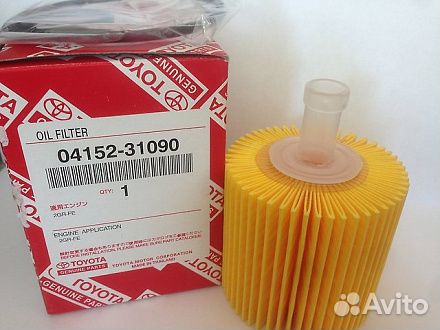 Фильтр масляный 0415231090 04152yzza1 Toyota