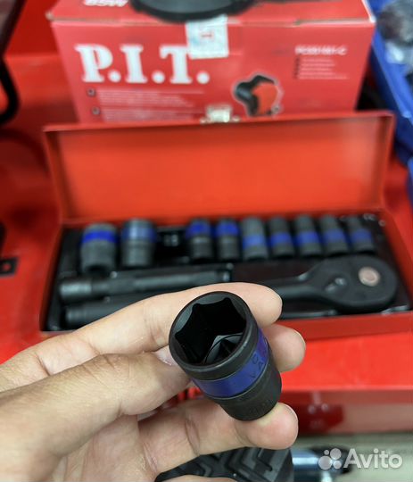 Ударные головки с трещоткой Good King 1/2 12 предм