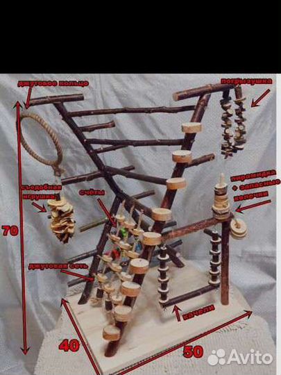 Стенд-присада для птиц