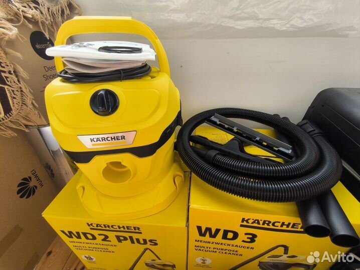 Пылесос Karcher WD 2 Plus новый