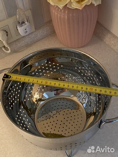 Дуршлаг большой нержавейка