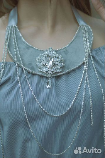 Комплект кокошник и колье