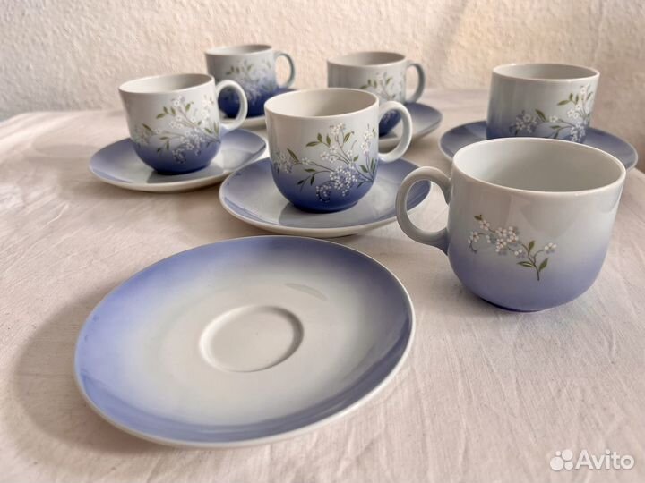 Чайный сервиз Баварский фарфор Seltmann Weiden