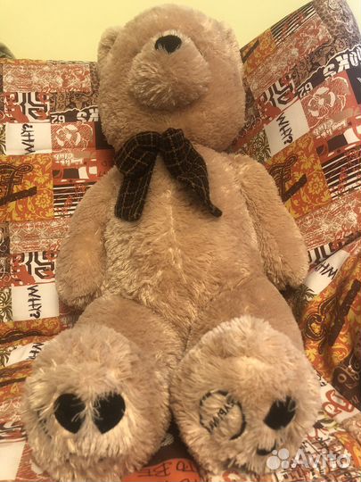 Большой плюшевый мишка 80 см