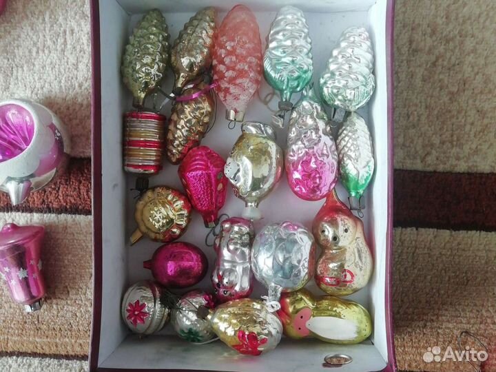 Елочные игрушки СССР