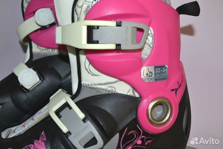 Роликовые коньки раздвижные р.32-34 Oxelo Декатлон